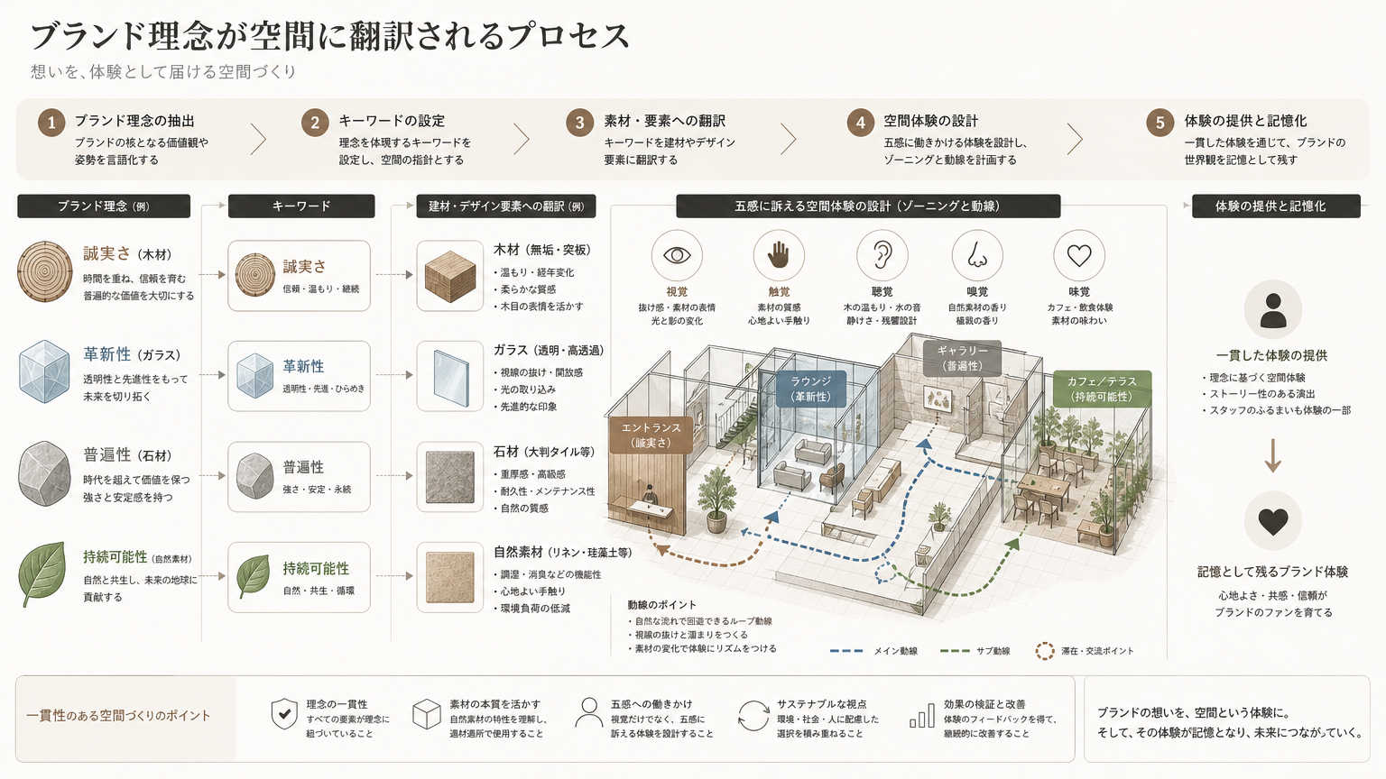 ブランド価値を高める空間デザインの基本理論